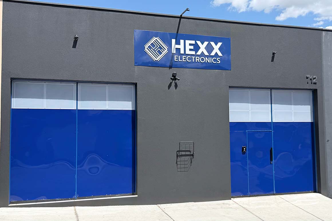 Fachada da Hexx Electronics em Limeira-SP